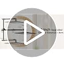Chrome 12-Inch Rain Shower Head Combo with Handheld & 16-Inch Extension Arm
