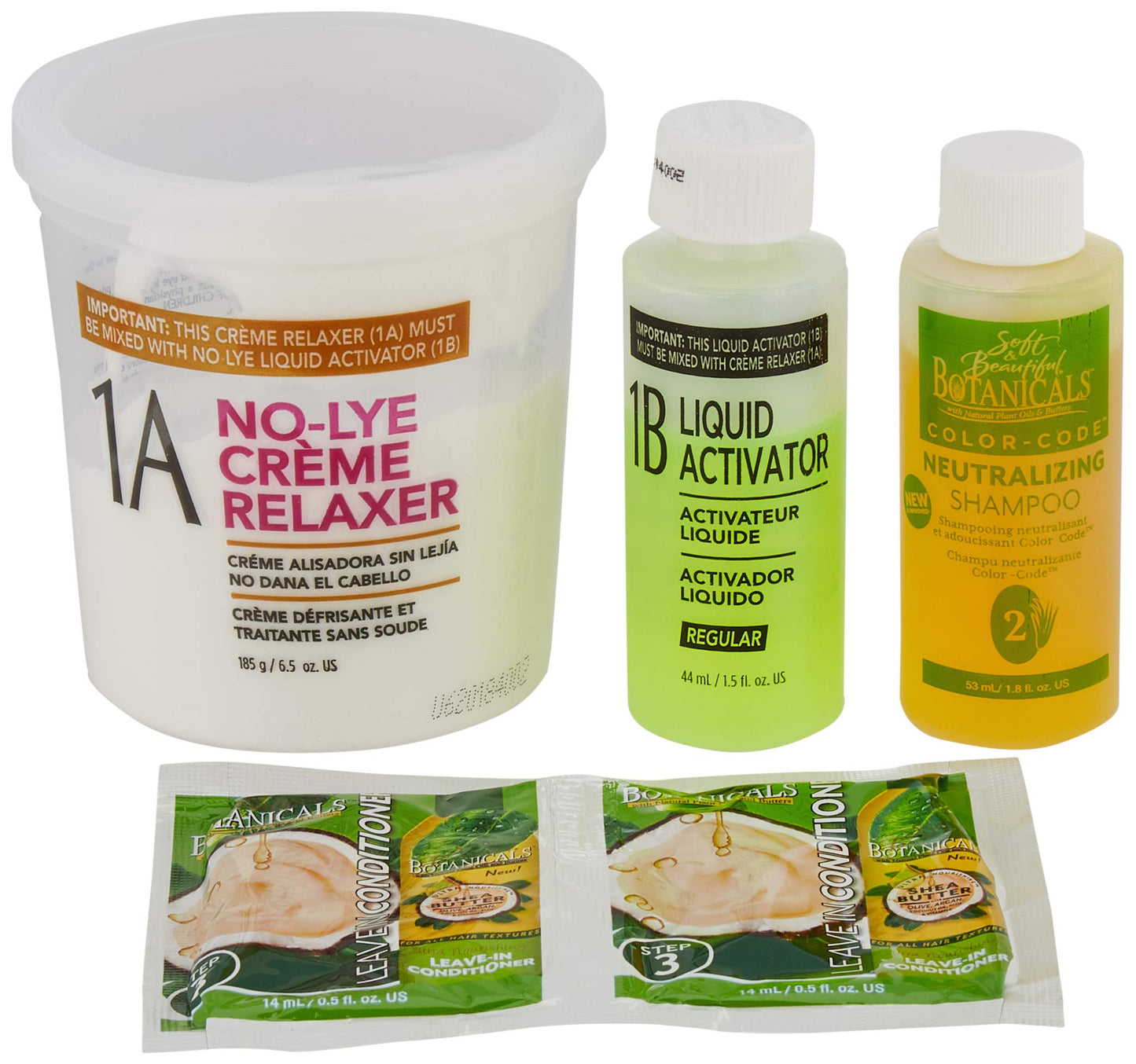 Soft & Beautiful Bot.Relaxer KitRegular 1 Application, 5 pieces (pack of 1)