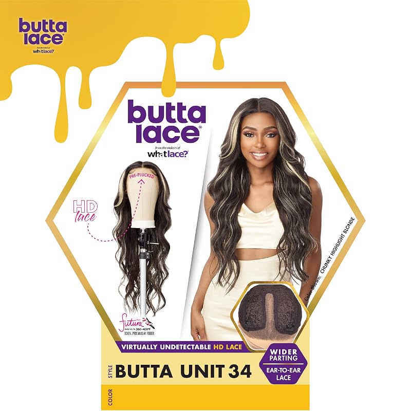 Sensationnel Butta Lace Wig Unit 34 Balayage Latte - Deep Lace Front 5" Part