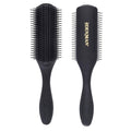 Denman D4 Curly Hair Brush – 9-Row Half-Rold Styling Brush for Detangling & Defining Curls