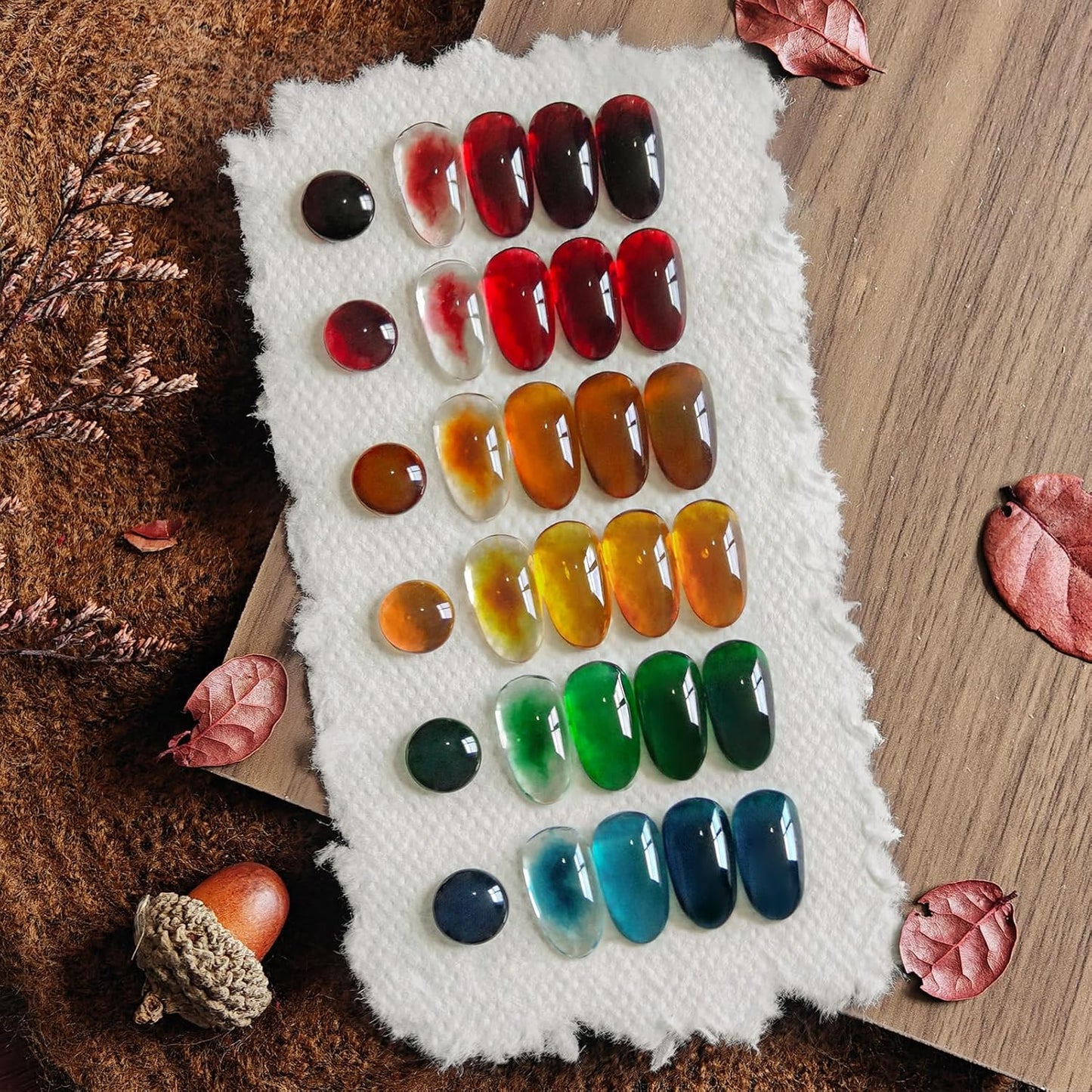 Born Pretty Neon Jelly Gel Nail Polish Set - Halloween Colors, Soak Off UV/LED for Salon & DIY