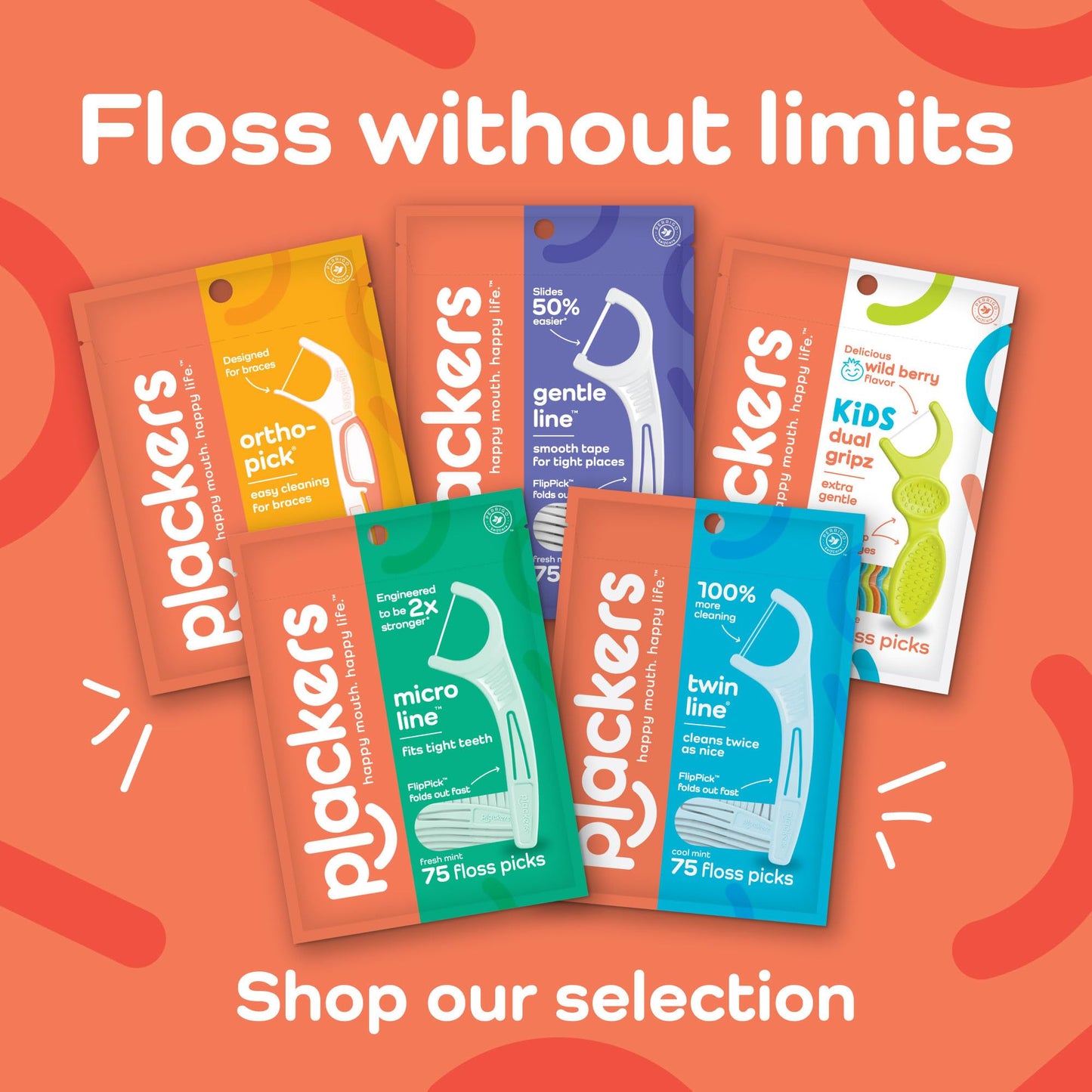 Plackers Micro Line Dental Floss Picks, Fold-Out FlipPick, Tuffloss, Mint, 36 Count