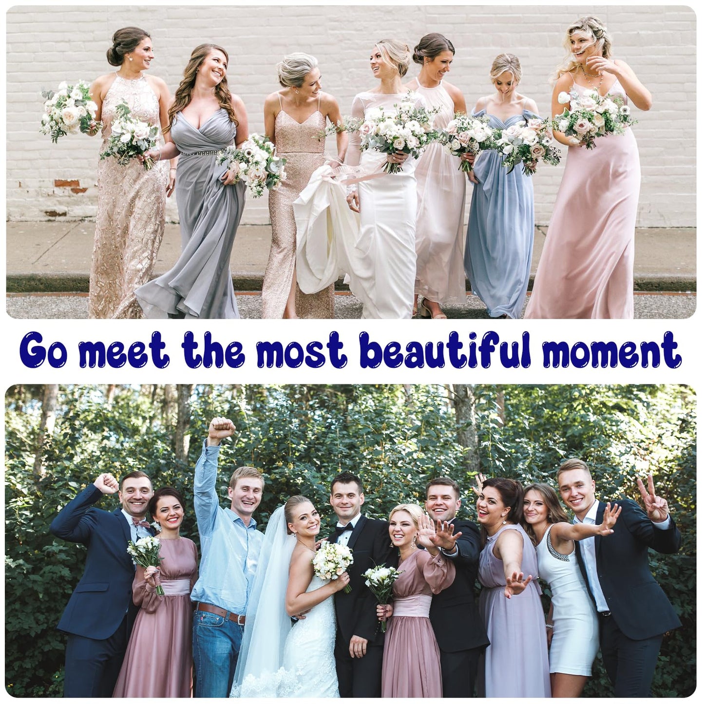 2Pcs Crystal Bridal Hair Pins, Rhinestone Royal Blue Hair Accessories, Decorative Sparkle Wedding Hairs Pins, Blue Silver Hairs Clips for Prom Women Girls Bridesmaids