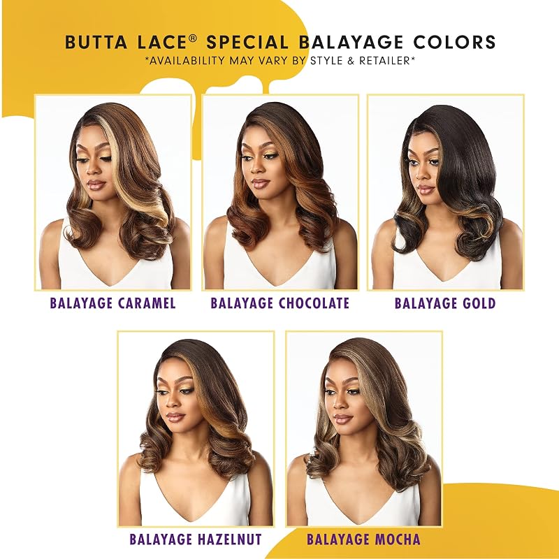 Sensationnel Butta Lace Wig Unit 34 Balayage Latte - Deep Lace Front 5" Part