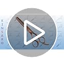 KINSARO 5.5-Inch Hair Thinning Scissors - Brown Variation, Sharp 440C Shears