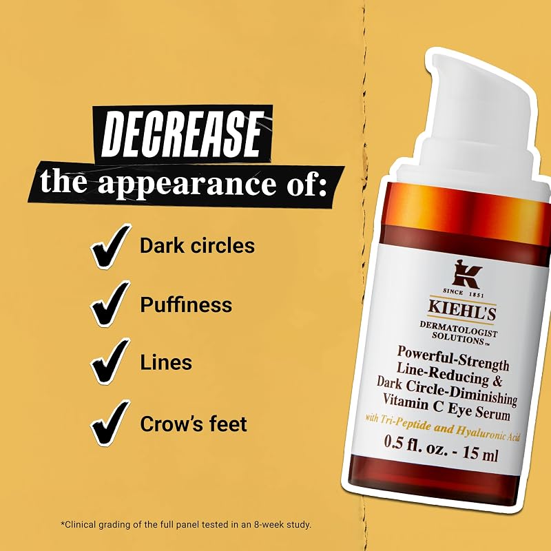 Powerful-Strength Vitamin C Eye Serum for Dark Circles, 0.5 fl oz