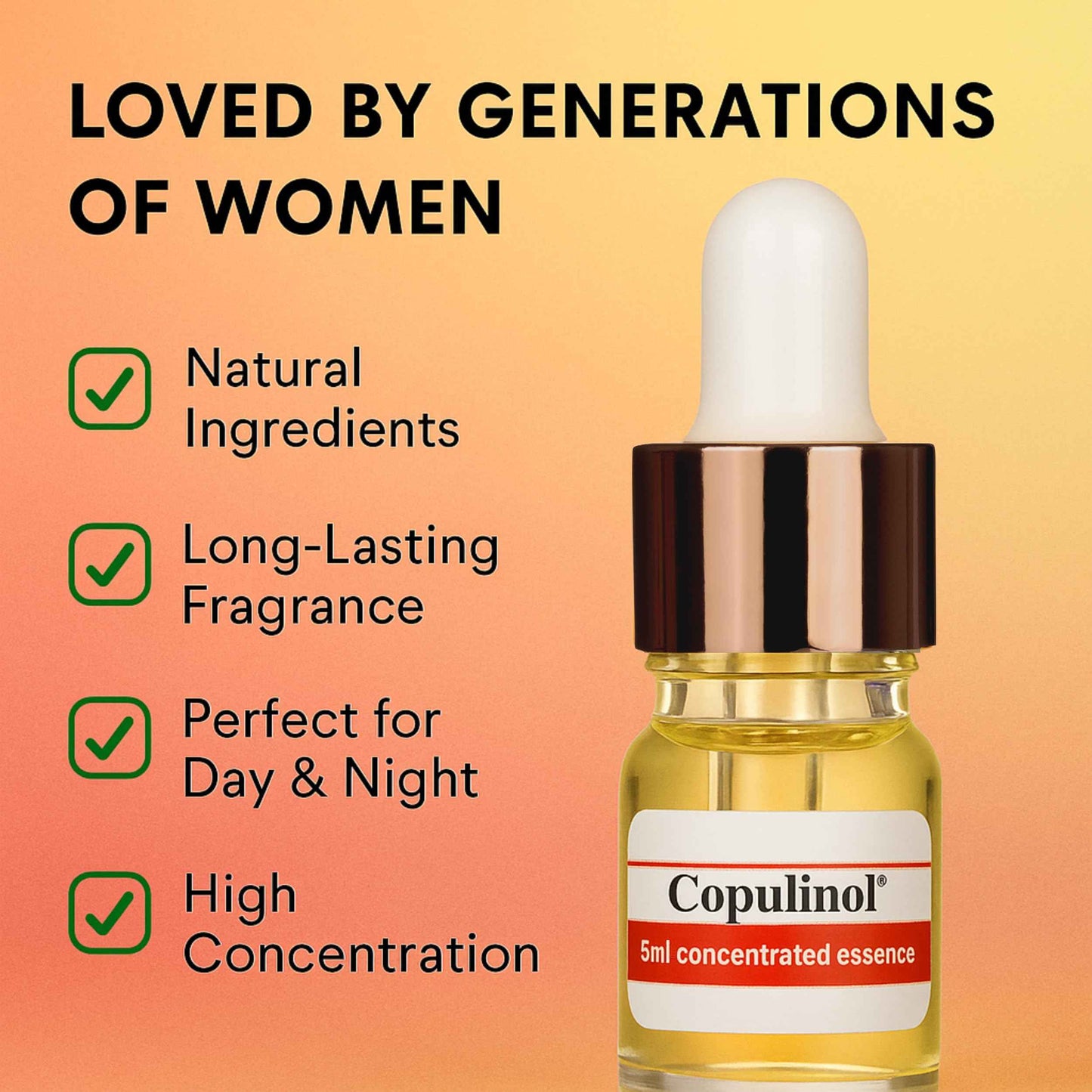 Pherolec Global COPULINOL 100% Pheromone for Women Strength Pheromones Perfumes for Women Cologne Essential Oil Original Long-lasting Infused Best Scent Travel Perfume For Her Fragrances 0.17 Fl Oz