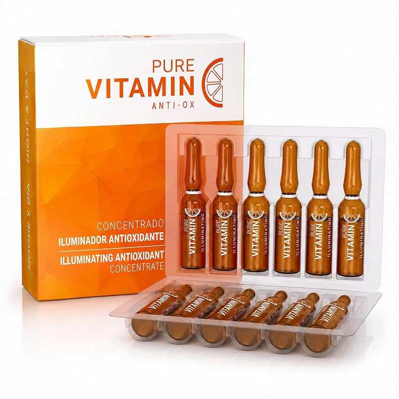 Vitamin C Serum 5% Stabilized with Niacinamide & Biotin - 12 Ampoules 2 mL
