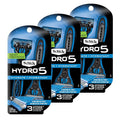 Schick Hydro Sensitive 5-Blade Disposable Razor, 9 Count (Pack of 1) – Men