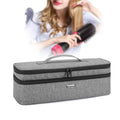 Teamoy Gray 2-Layer Travel Hair Dryer Storage Bag – Large Capacity