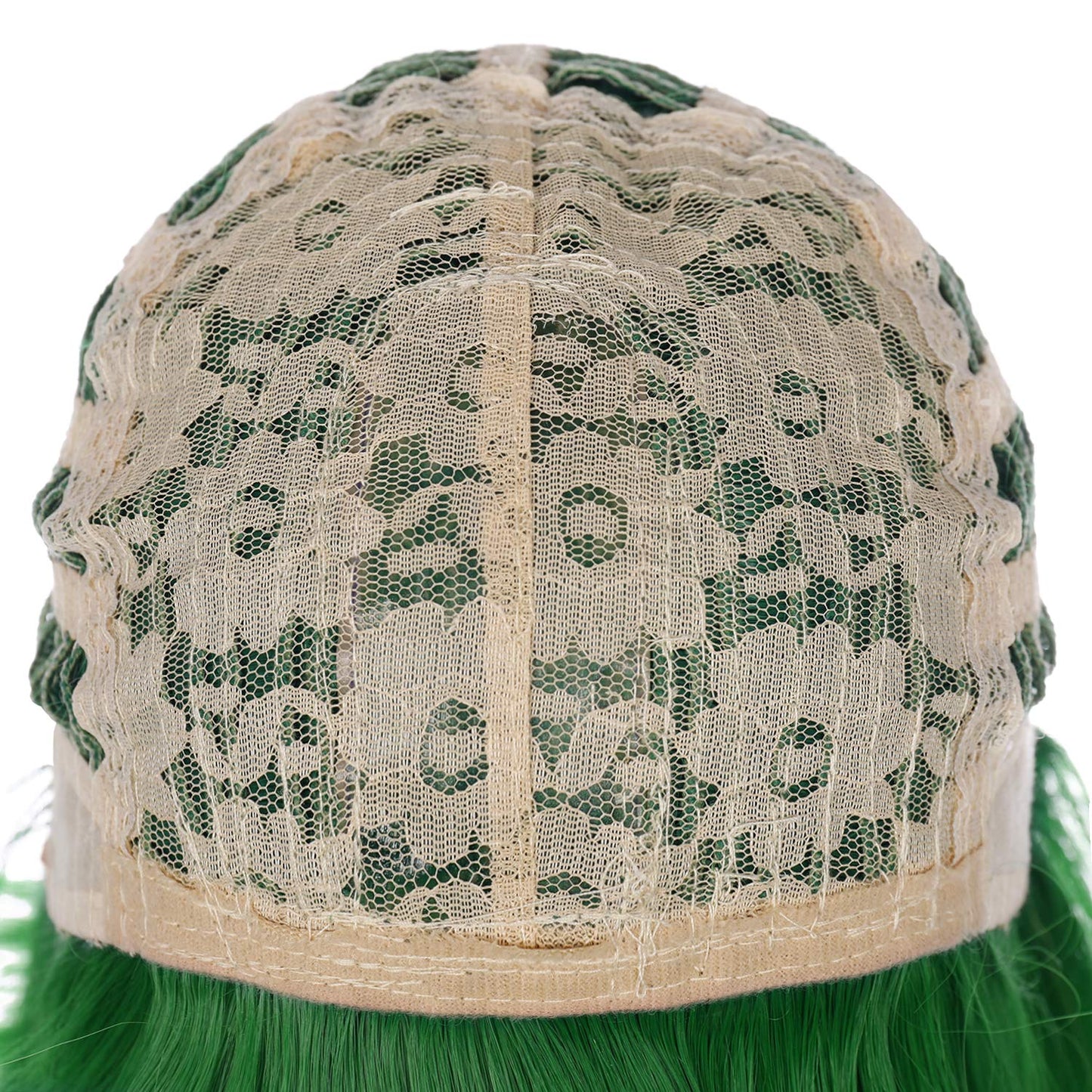 Bopocoko Green Wig Short for Women - St Patrick's Day Bob Wig With Bangs, Natural Cute Synthetic for Halloween BU110GR