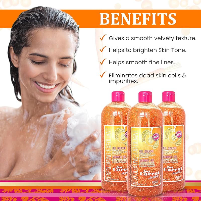 So Carrot Body Wash 31.8 fl oz / 940 ml - Fair & White So Carrot Formula