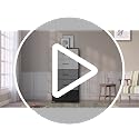 Tall Fabric Dresser with 5 Drawers - Wide White Vertical Storage Organizer