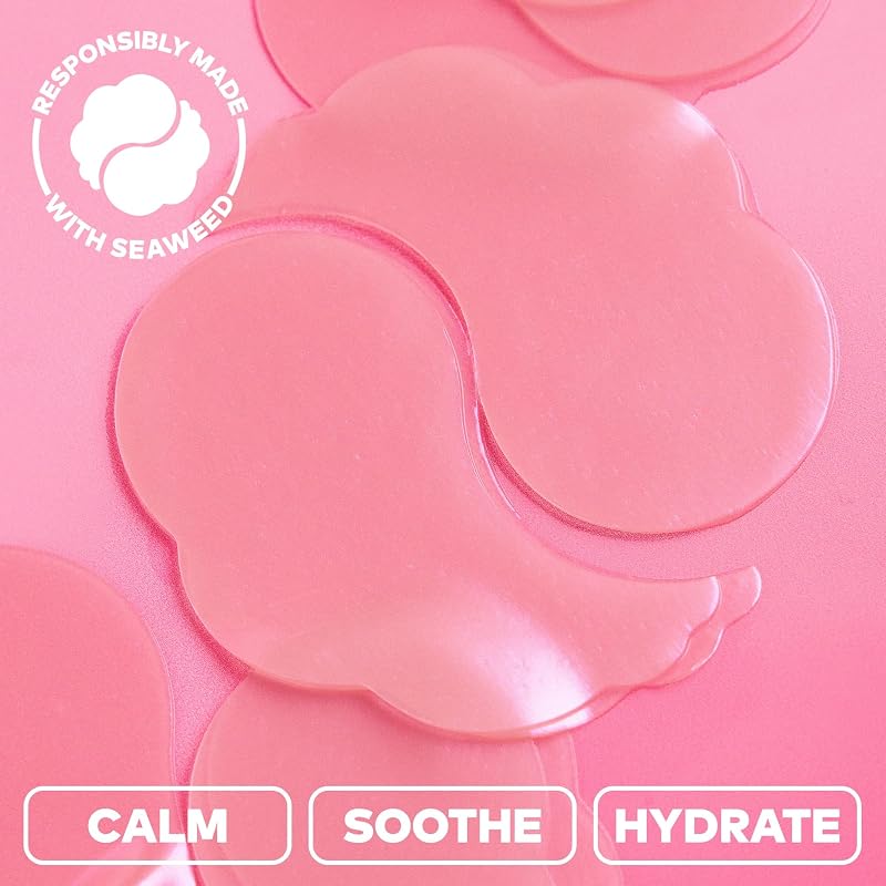 Undereye Hydrogel Masks with Cherry Extract & Hyaluronic Acid – Calming Clouds (MakeUp Eraser)
