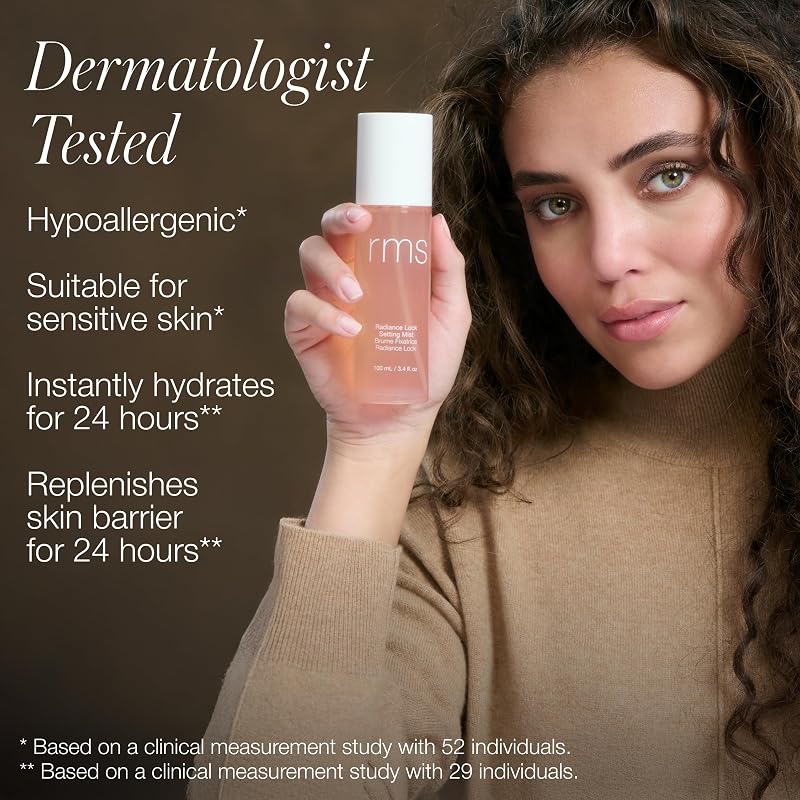 Hydrating Setting Spray for Makeup with Niacinamide & Hyaluronic Acid, Alcohol-Free - 1 Fl Oz