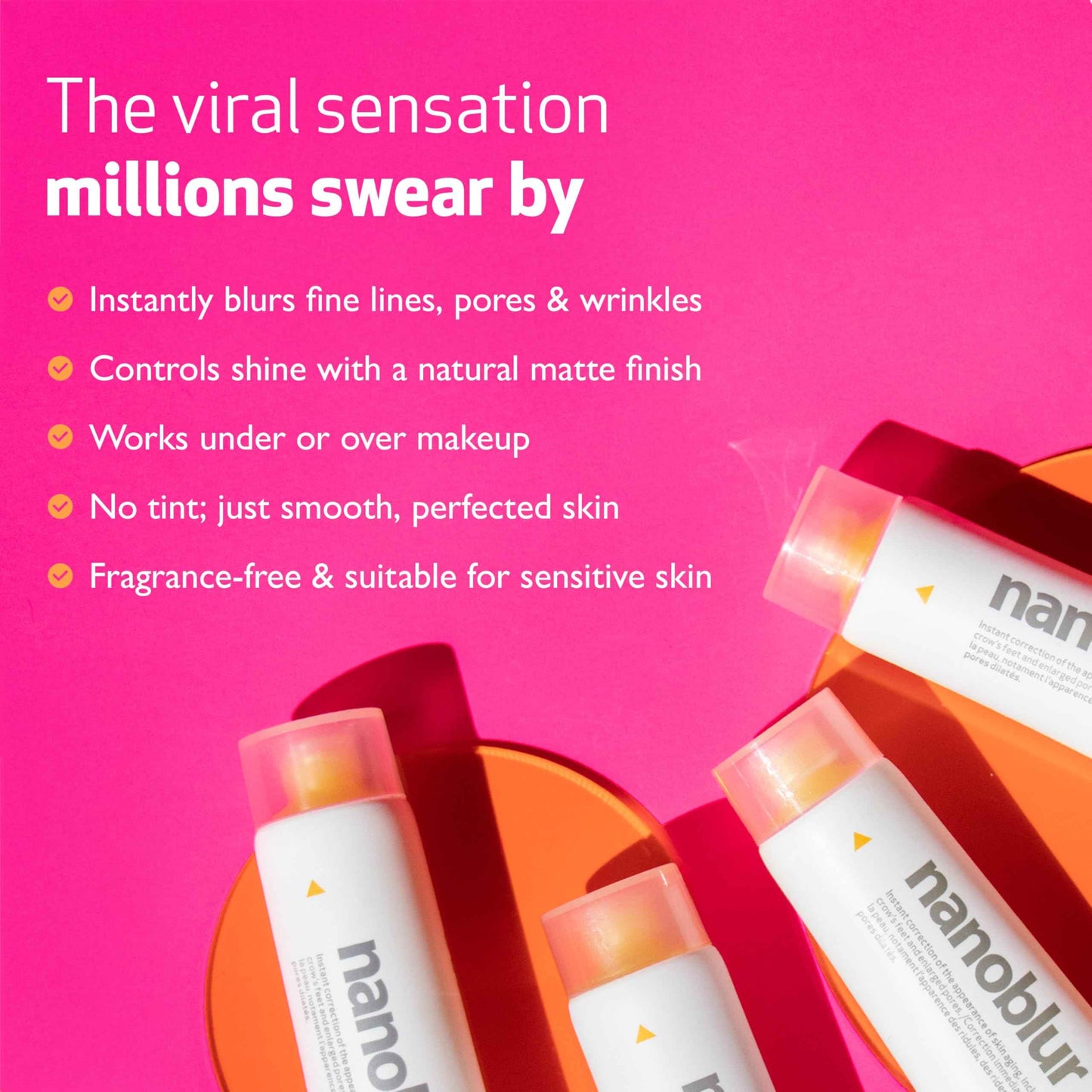 Indeed Labs Nanoblur | Nano-Optic Blurring Technology to Instantly Even Out Complexion and Soften Appearance of Lines & Wrinkles | Mattifying Wrinkle Blur Face Cream | for All Skin Types, (30 mL)