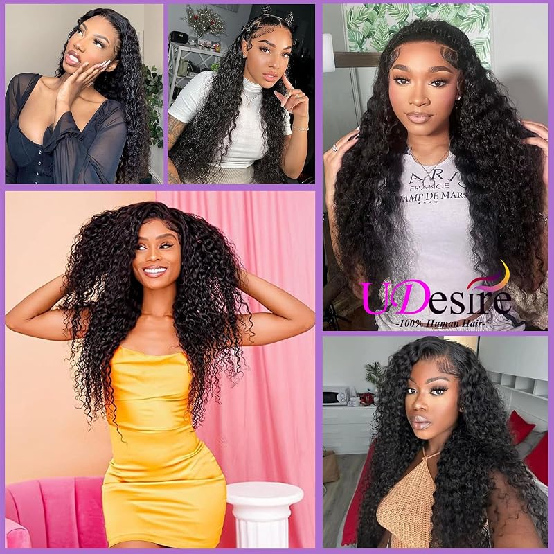 Brazilian Water Wave Hair Bundles 10-26in 100g 1B# Natural Black 100% Human Virgin