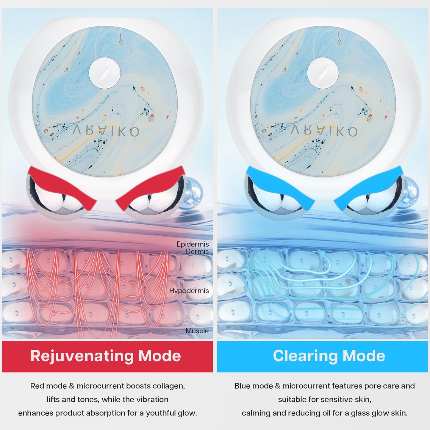 VRAIKO MiniCub Microcurrent Facial Device for Beginners, Jawline Sculpting & Toning Tool with Gentle Waves for Face Lifting Contouring and Double Chin, Mini True Beauty Glow Home Skin Care