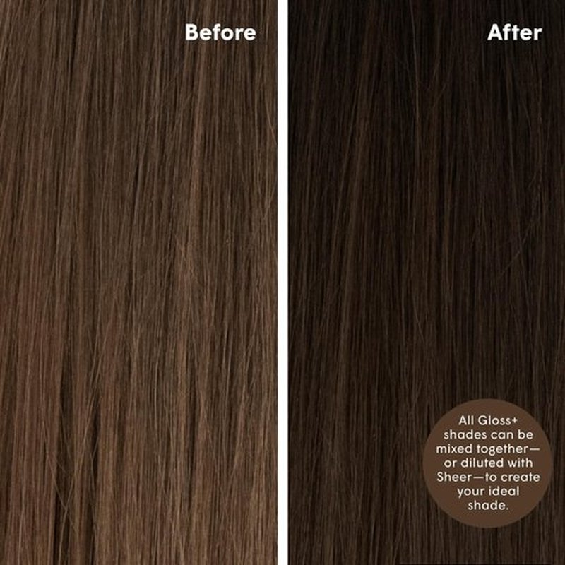 dpHUE Gloss+, Cool Medium Brown - 6.5 oz (8-12 Applications) - Semi-Permanent Hair Color & Conditioner - Lasts Up to Eight Washes - Paraben, SLS & SLES Sulfate Free - Vegan, Leaping Bunny Certified