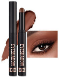Erinde Waterproof Cream Eyeshadow Stick, Matte Nude Eye Shadow Sticks, Longwear Blendable High Pigmented, Neutral Eye Shadow Sticks Matte for Older Eyes, Smokey Eyeshadow Pencil Crayon, 15 Mocha Matte