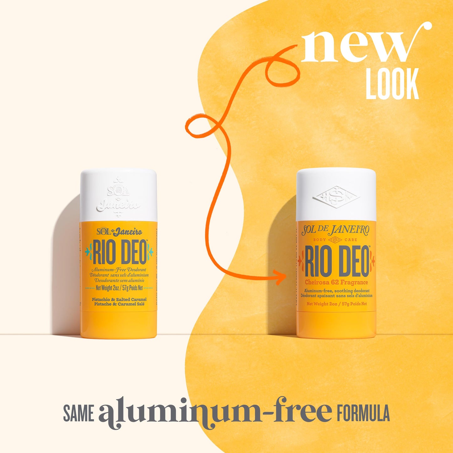 Sol de Janeiro Rio Deo Cheirosa '62 Refillable Aluminum Free Deodorant