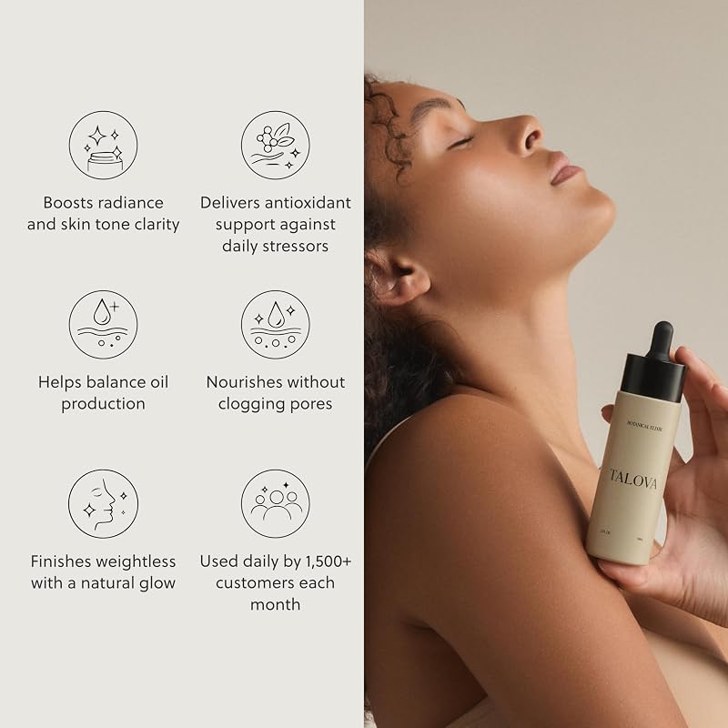 Botanical Face Oil Moisturizer with Jojoba and Turmeric - 2oz