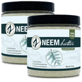 Neem Butter Coconut Oil Skin Cream for Sensitive & Itchy Skin - 8 oz (2 Pack)
