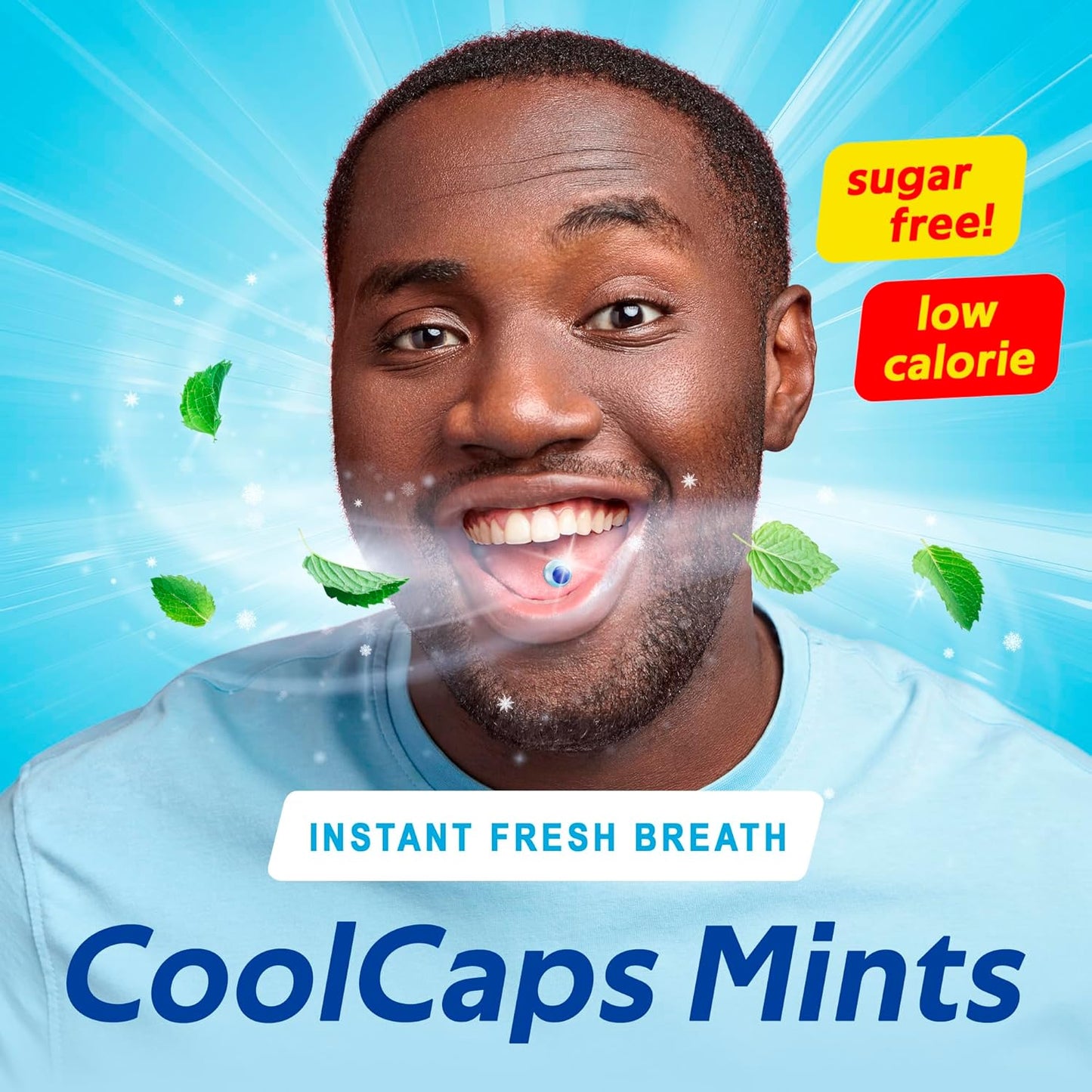 PaperMints CoolCaps - Sugar-Free Instant Fresh Breath Mints, 4 Pack (160 Capsules) for Halitosis & Dry Mouth Relief