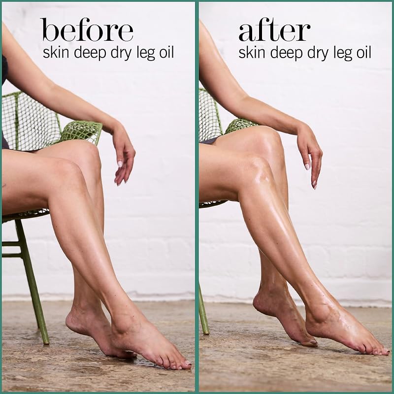 ThisWorks Skin Deep Dry Leg Oil 5 Fl Oz – Natural Body Oil with 19 Oils, 5.0 Fl Oz