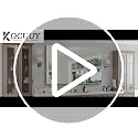 KOCUUY Black Bathroom Mirror 24x48 Inch Rectangle Wall Mirror for Over Sink, Modern Decor