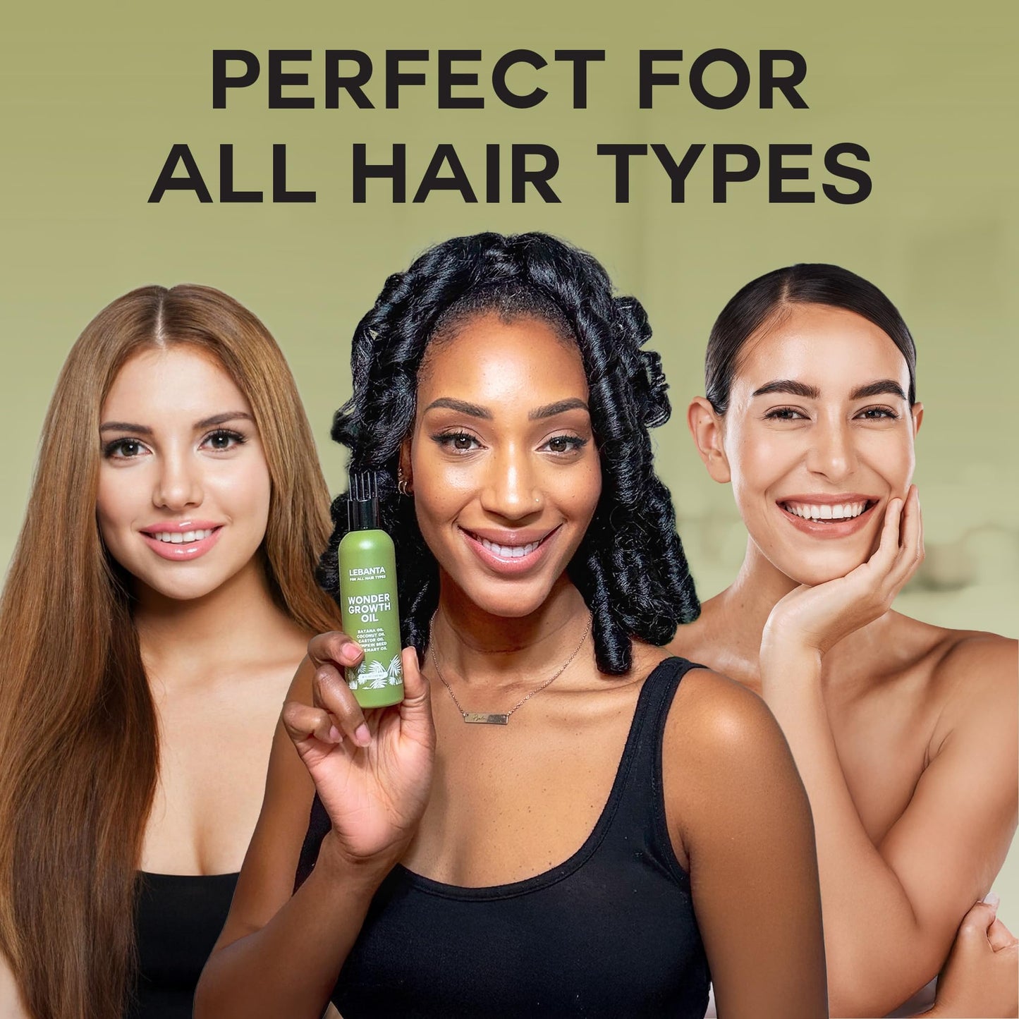 Lebanta Batana Oil For Hair Growth - 100% Pure, Raw & Natural Blend With Organic Castor, Pumpkin Seed, Coconut and Rosemary Oil - Thicker, Stronger Hair For Men & Women Scalp (1 Pack)