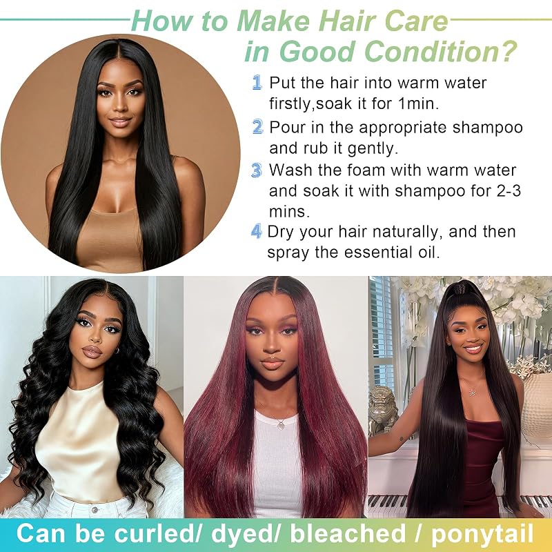 Natural Black 18 Inch Brazilian Virgin Straight Hair Bundle - 1 Bundle, AnJudyReid Variation