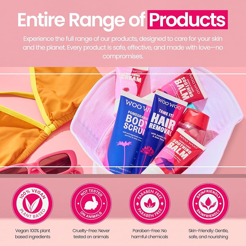 Tame It! Bikini Line Hair Removal Cream for Women 50 ml (Pack of 2) 1.7 Ounce Variation