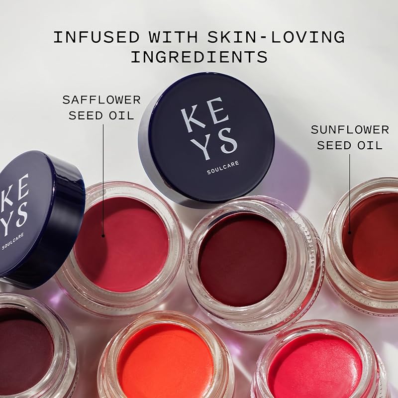 Keys Soulcare Sheer Flush Cheek Tint - Grace Rosy Pink, Easy Blendable Natural Color