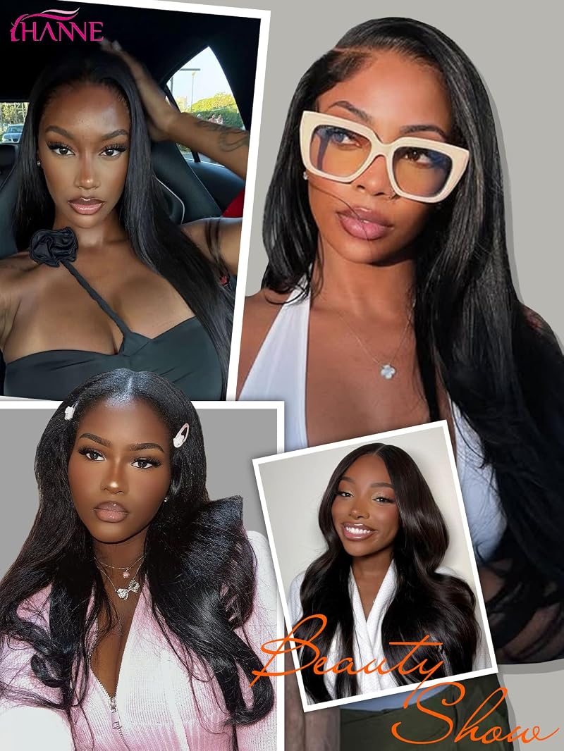 Sew-In Hair Extensions Kit 4-Layer Craftsmanship 3 Bundles 18, 20, 22" Natural Black