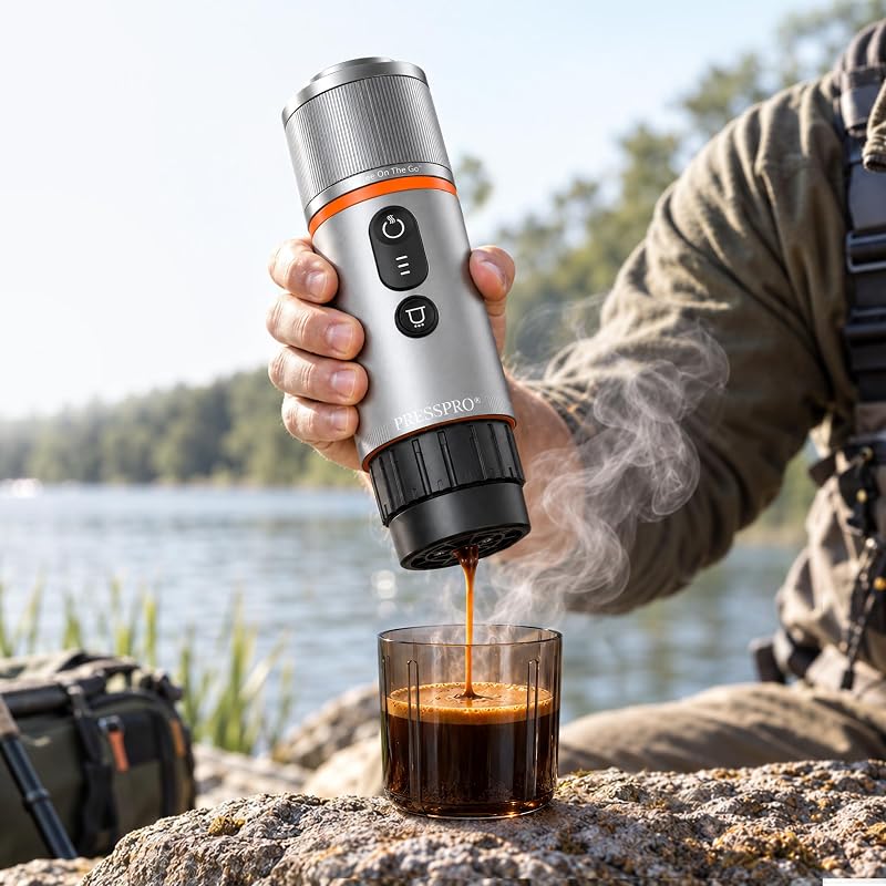 Portable Espresso Maker 13500mAh Self-Heating Electric Espresso Machine