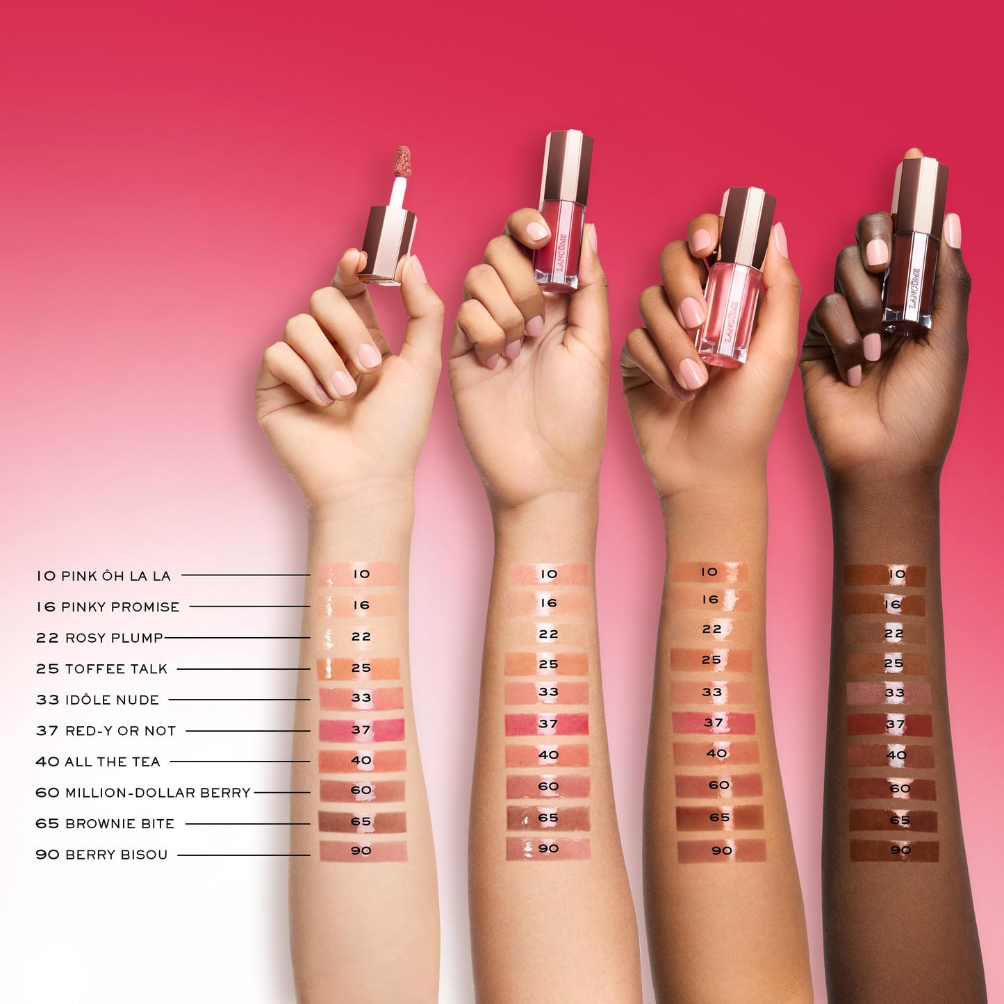 Lancôme Lip Idôle JuicyTreat Oil-in-Gloss -24HR Hydrating Gloss with Squalane for Instant Shine - 25 Toffee Talk