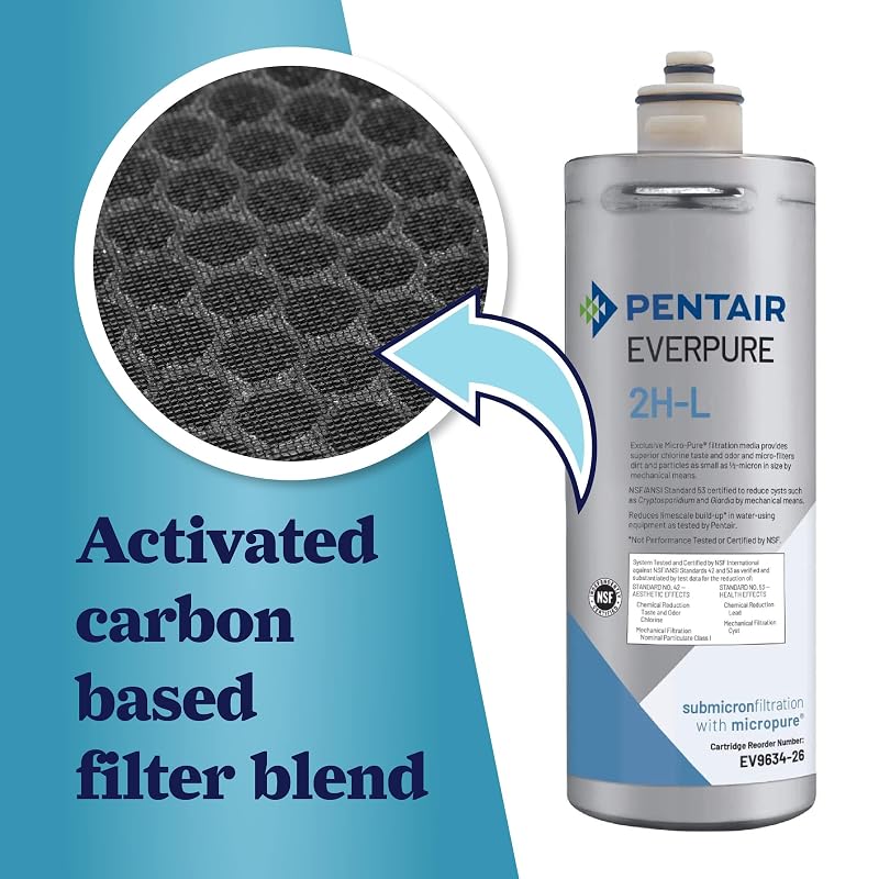 Everpure Aquverse 2H-L 2-Pack S-54 Replacement Filter Cartridge for Water Coolers
