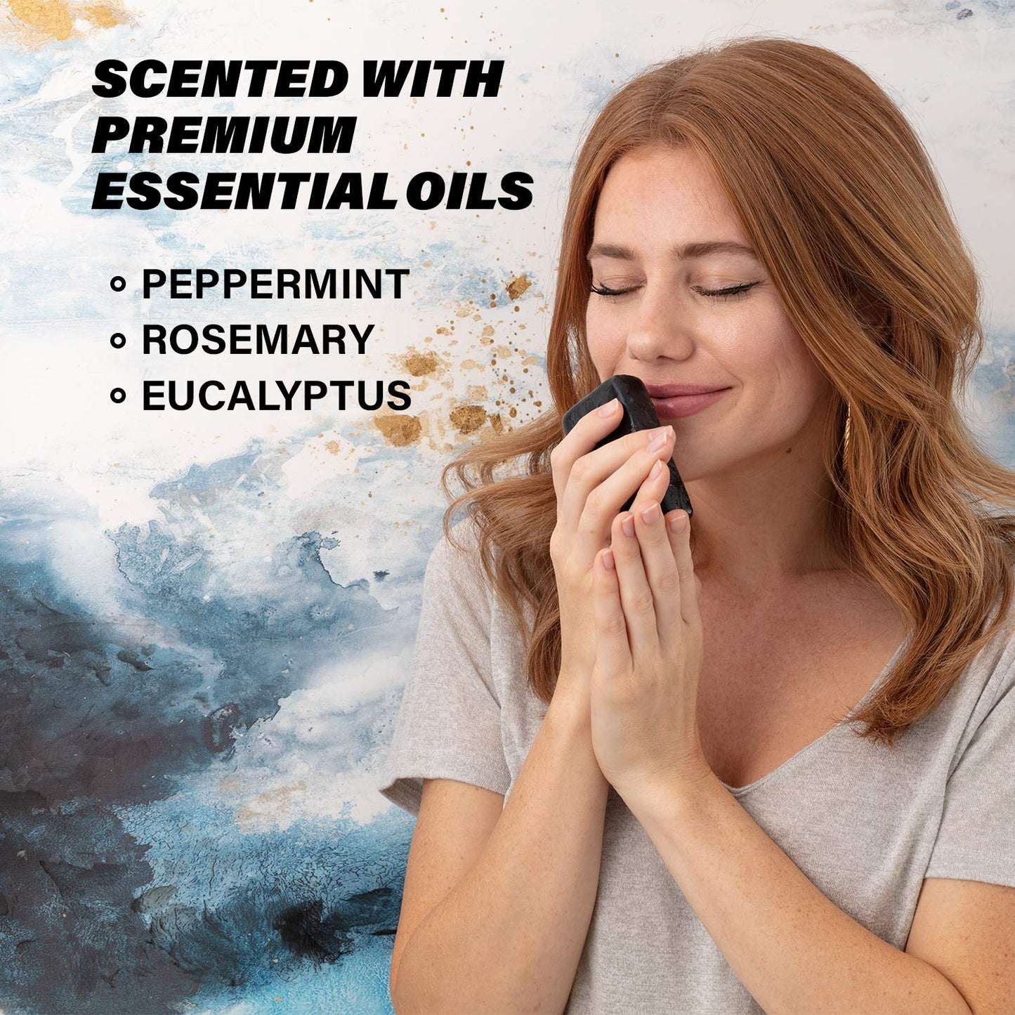 Southern Natural Handmade Activated Charcoal Soap Bar for Face & Body - Perfect for Sensitive Skin & Dry Skin Relief – With Dead Sea Mud, Goat Milk & Peppermint Essential Oil – 2 Pack, 4.5 oz