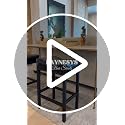 Raynesys 24 Inch Bonded Leather Counter Height Bar Stools Set of 2 - All Black, Ergonomic Saddle Seat