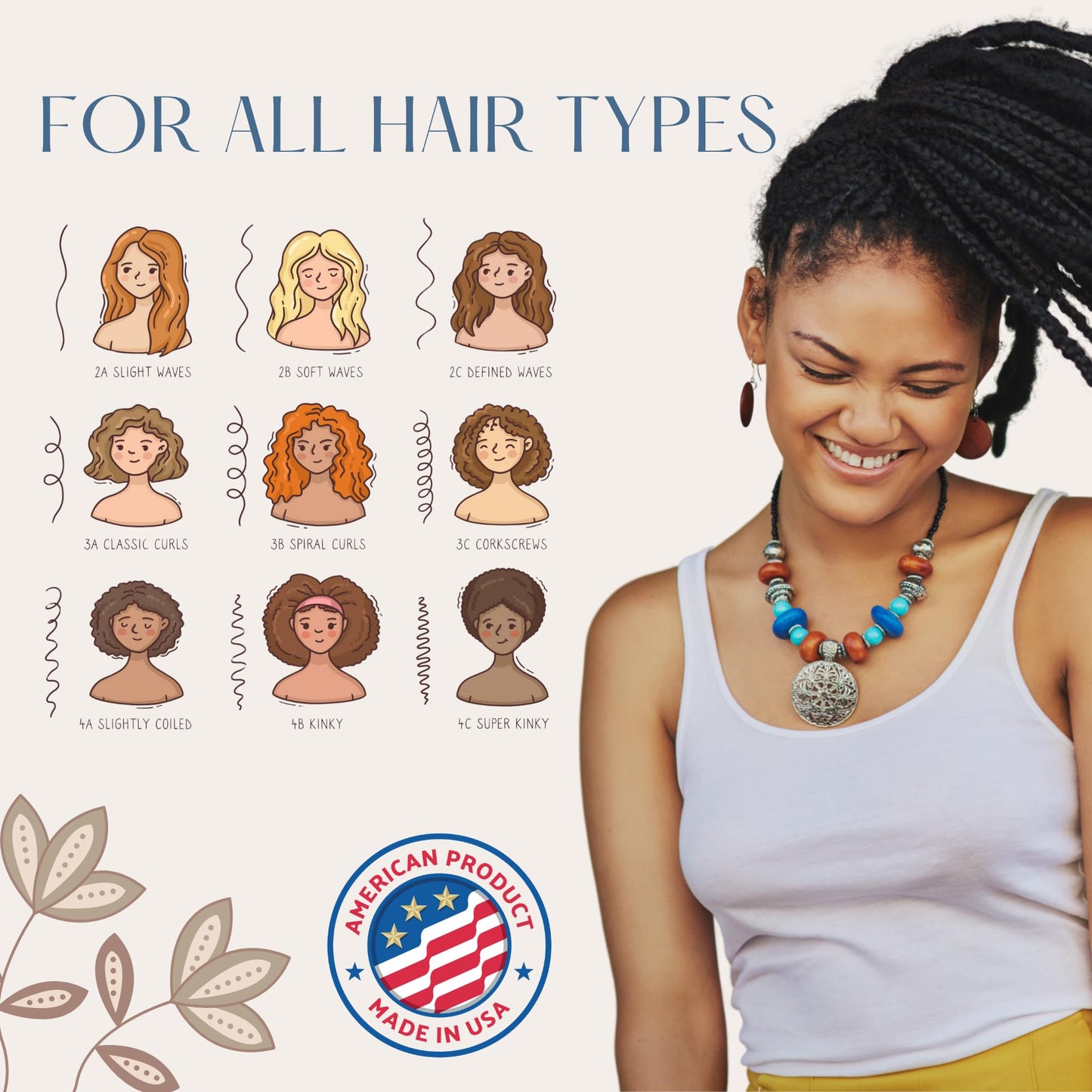 t.botanicals Chebe Leave In Conditioner Hair Growth with Provitamin B5, Thickening Strengthening Chebe Butter, Chebe Powder, Chebe Oil, Silk Amino Acids, Collagen (Lavender, 4 Ounce)