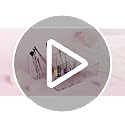 Amazing Abby 2-Pack Acrylic 3-Compartment Makeup Organizer for Vanity, Lipsticks & Nail Polishes