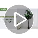 5Ft Artificial Fiddle Leaf Fig Tree Indoor for Home Decor - Faux Plant