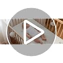 Full Organic Cotton Toddler & Crib Mattress - Breathable, Firm 5 Inch