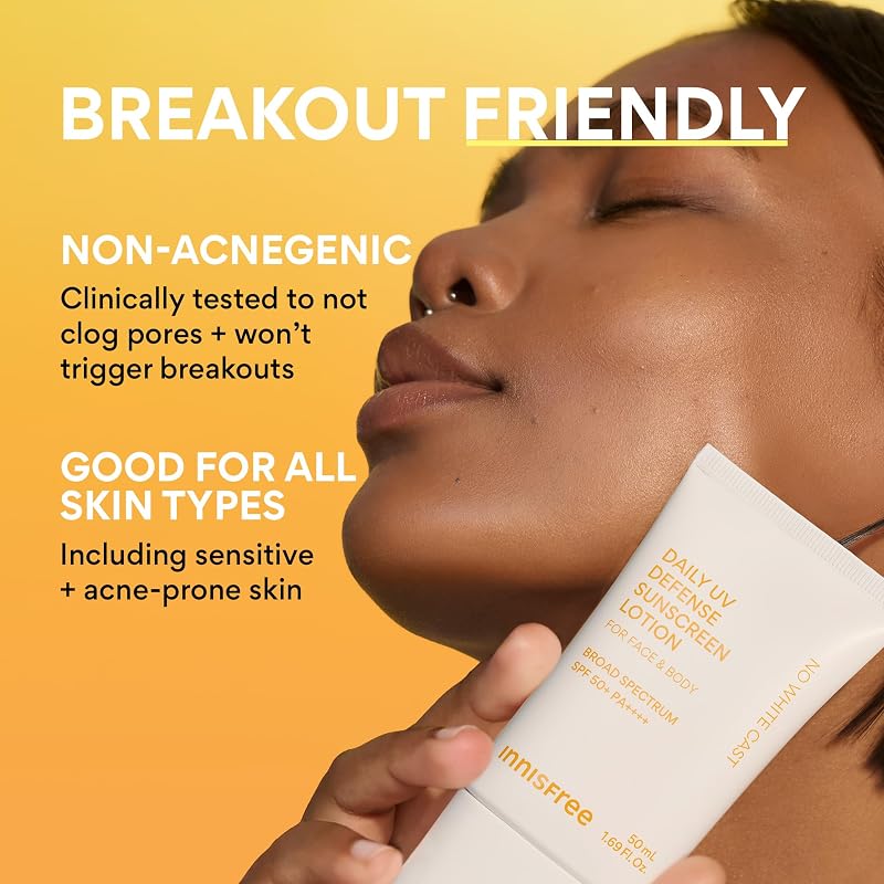 Daily UV Defense Sunscreen SPF 50+ PA++++ – 3.38 Fl Oz (Pack of 1) — Korean Face Sunscreen