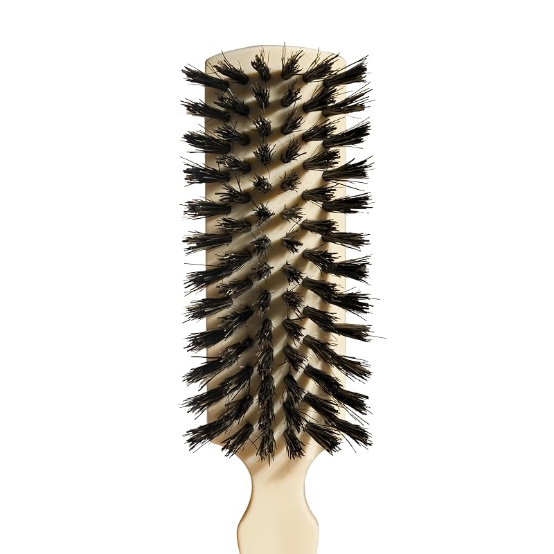 Fuller Brush Lustre Professional Hairbrush with Natural Boar Bristles – Gentle Body & Shine