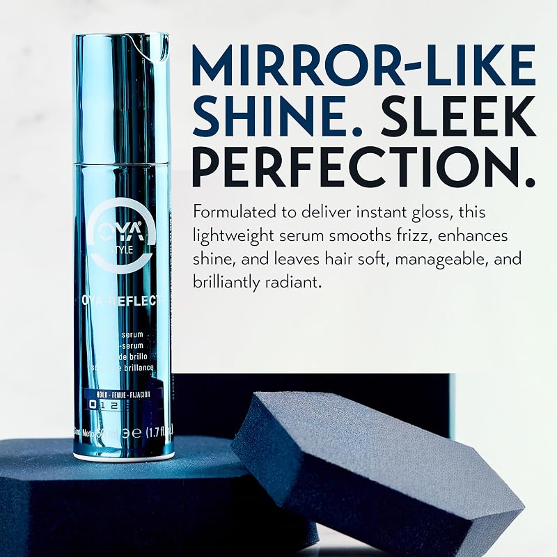 OYA Reflect Hair Shine Serum 50ml – Anti-Frizz Lightweight Smoothing (1.7 Fl Oz Pack of 1)
