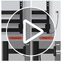 Stainless Steel Towel Warmer Rack 6 Bars - 26 Inch Wall-Mounted Model - Waterproof & Touchscreen Control - Suitable for Spa & Home