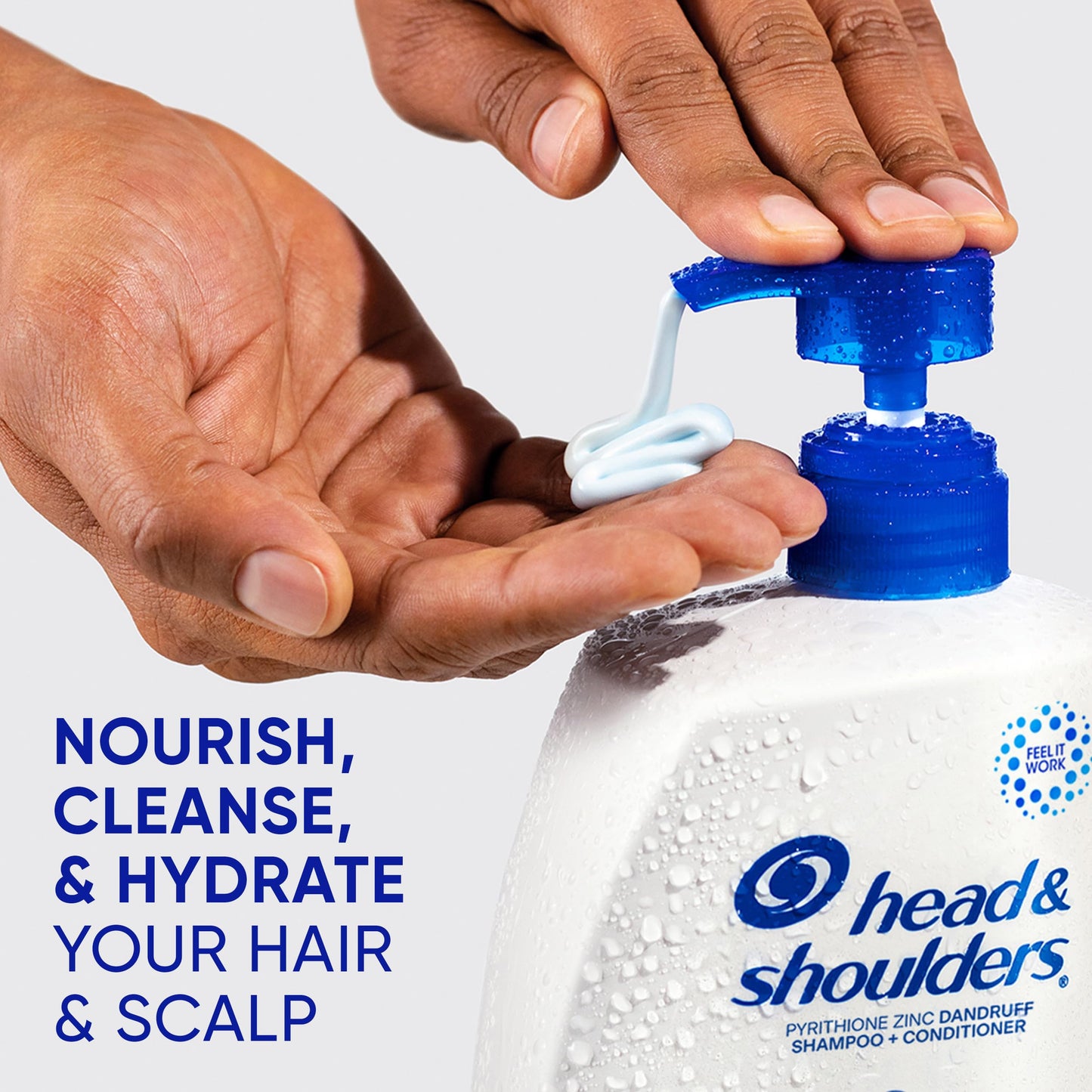 Head & Shoulders 2 in 1 Dandruff Shampoo and Conditioner, Anti-Dandruff Treatment, Tea Tree Oil for Daily Use, 32.1 oz Each, Twin Pack