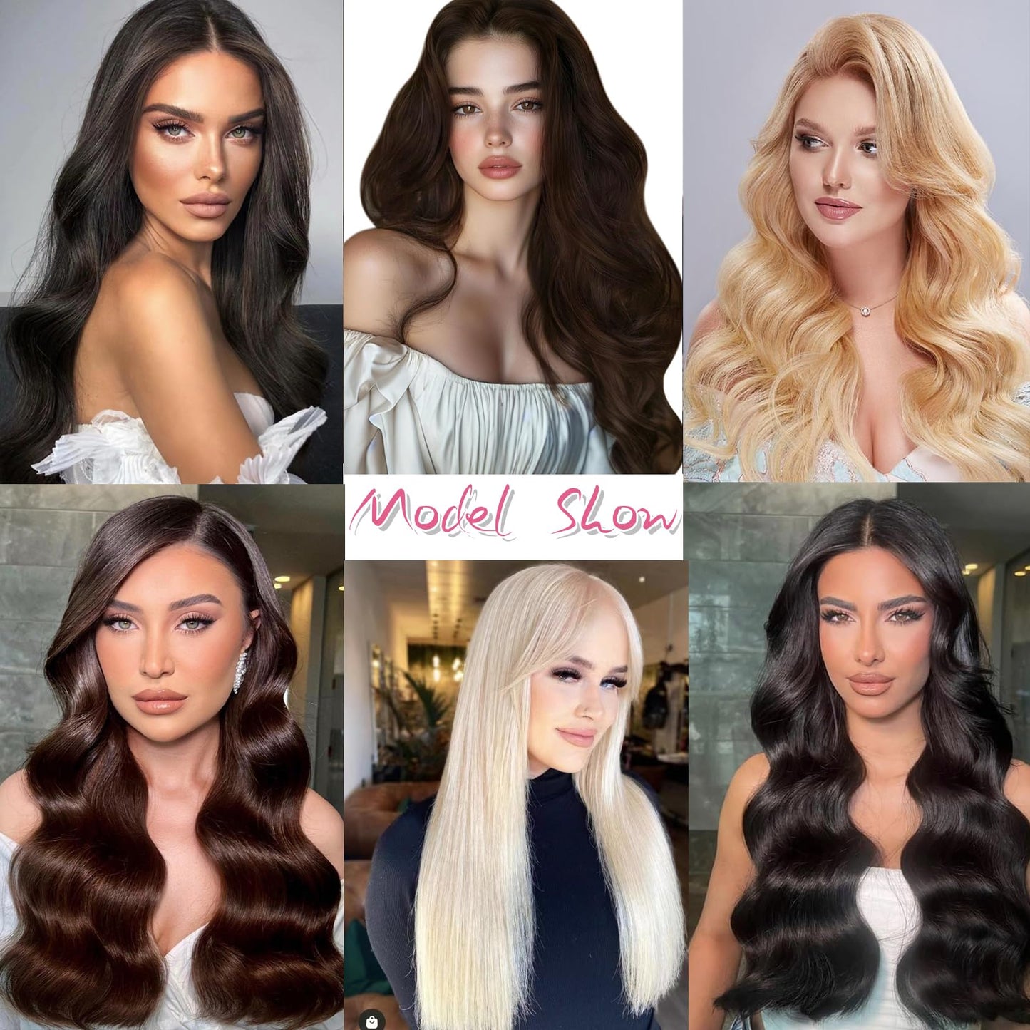 Doupor Invisible Halo Wire Human Hair Extensions 16inch/80g Natural Black Halo Hair Extensions Real Human Hair Adjustable Fish Line Secret With Clips in Remy Human Hair For Women